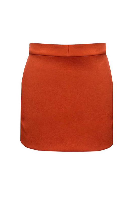 TECHNICAL FABRIC MINI SKIRT