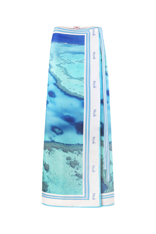 MALDIVES SILK MAXI SKIRT
