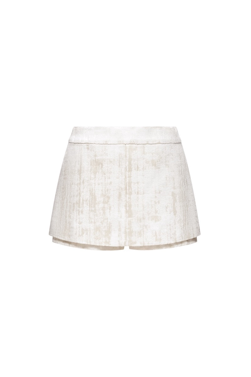 IVORY BROCADE SKIRT