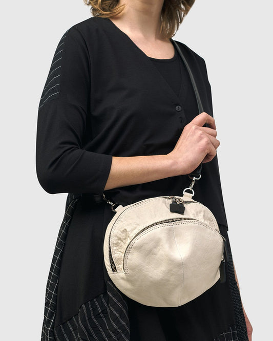 Circle Canteen Bag, Ivory