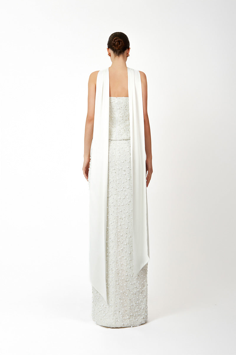 KHERA MAXI SKIRT IN WHITE