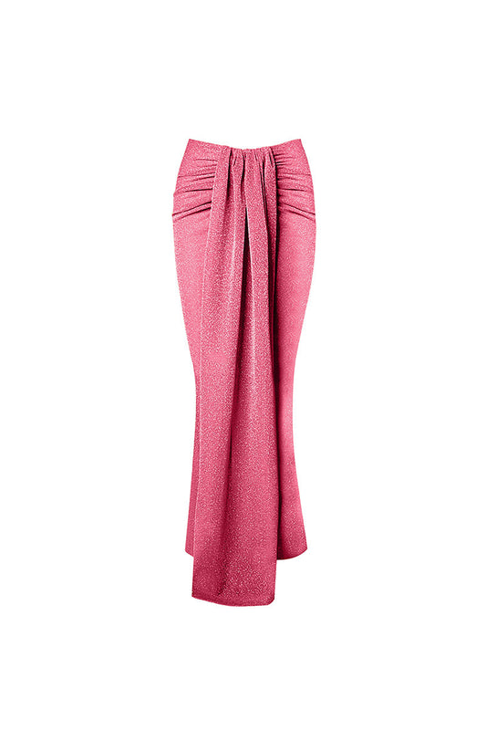 LITTLE MERMAID MAXI SKIRT IN PINK