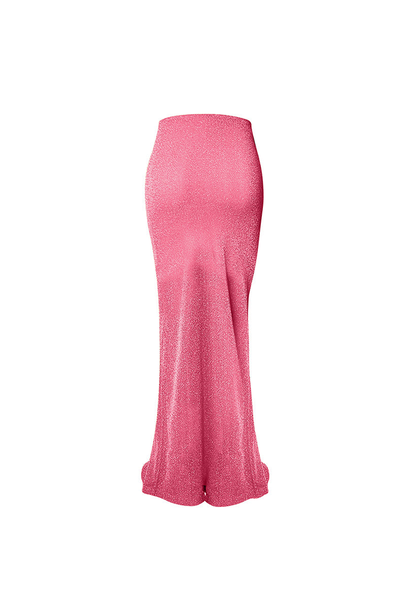 LITTLE MERMAID MAXI SKIRT IN PINK