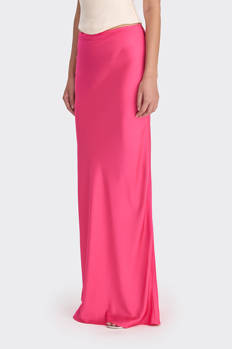 CLASSIC HOT PINK LOW WAIST SKIRT