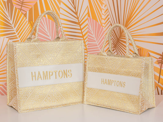 Large Tote CD Hamptons