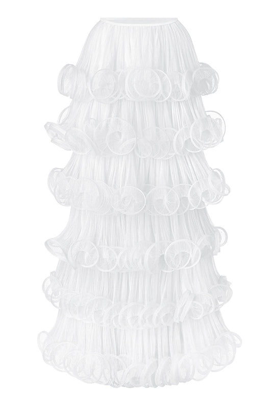 MS. TUTU MAXI SKIRT IN OFF WHITE