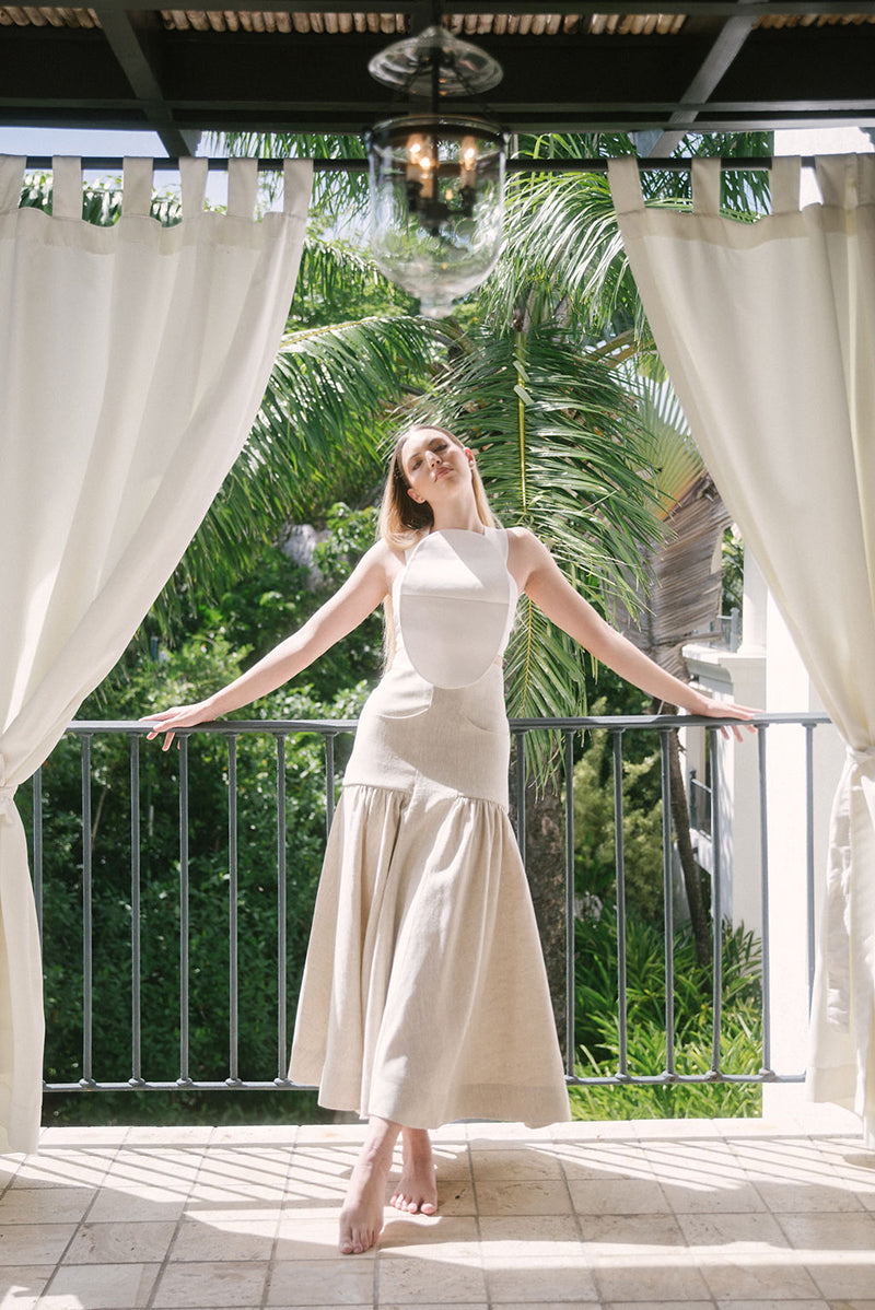 NOELLE SKIRT IN SAND