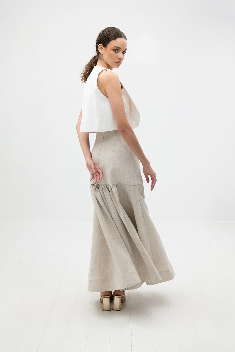 NOELLE SKIRT IN SAND