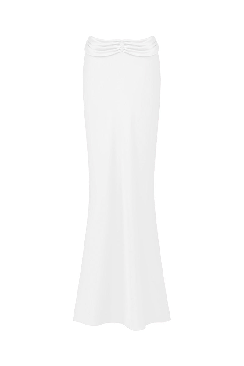 PRINCESS MAXI SKIRT IN OFF WHITE
