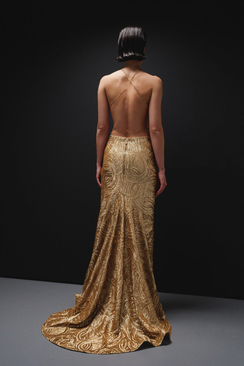 EMPIRE CHIC MAXI SKIRT