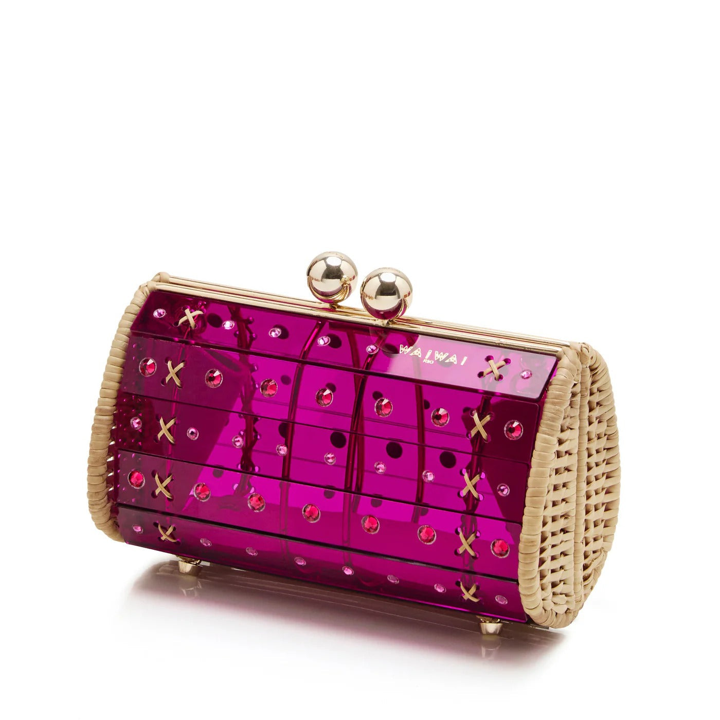 Clutch Strass Purple