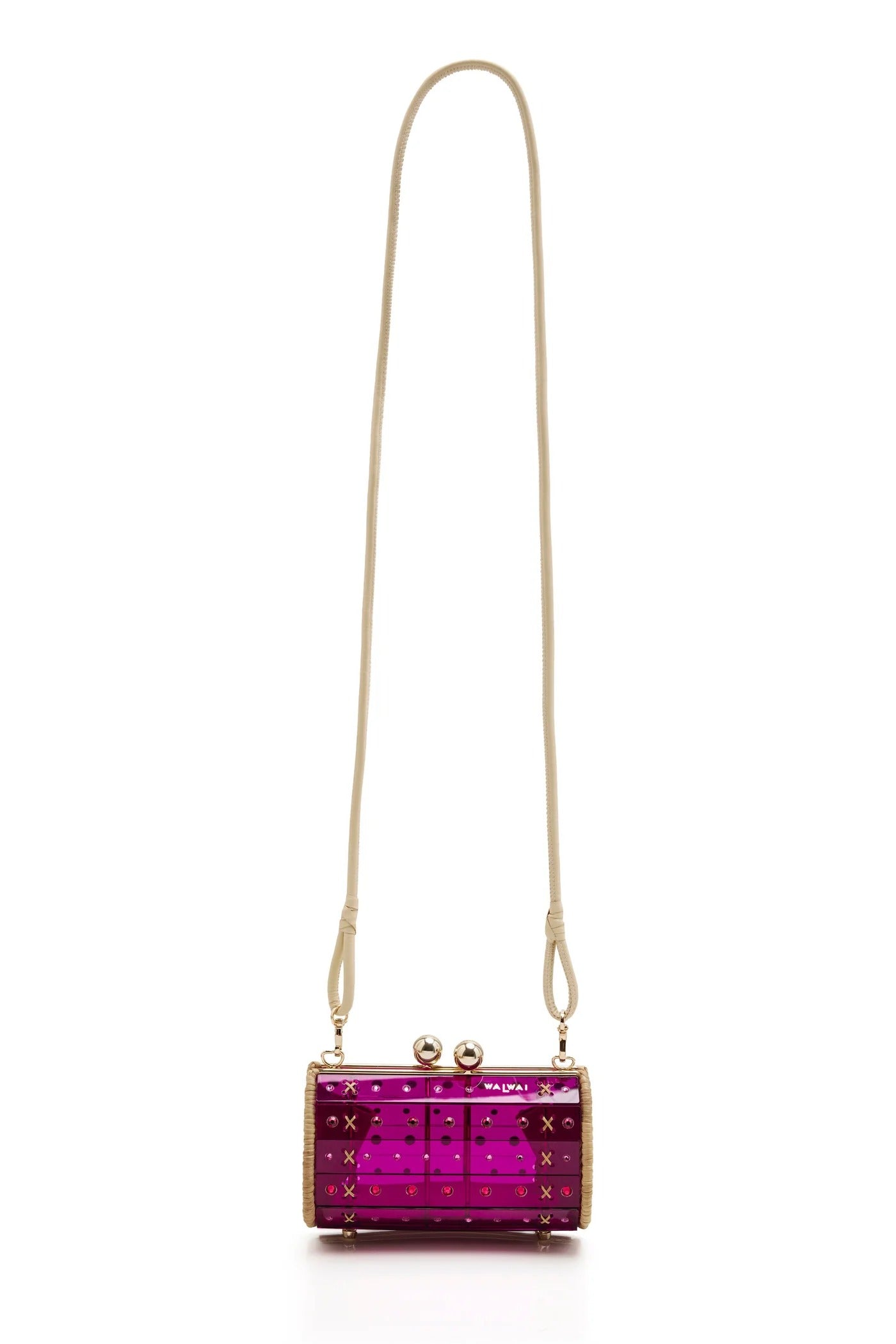Clutch Strass Purple